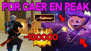 EL MANUAL DEL CAMPERO #53 POR CAER EN PEAK ME ENFRENTO A MEDIO MUNDO!!! FREE FIRE!!!