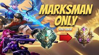 I played MARKSMAN ONLY from EPIC TO MYTHIC | Mobile Legends