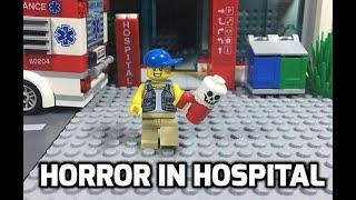 Lego skeleton horror in hospital - stop motion