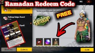 TODAY NEW REDEEM CODES FREE FIRE | RAMADAN REDEEM CODES FREE FIRE | FREE FIRE RAMADAN | #freefire