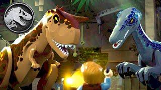 Mittendrin  feststecken! Dino-Rauferei! | LEGO JURASSIC WORLD: DIE LEGENDE DER INSEL NUBLAR