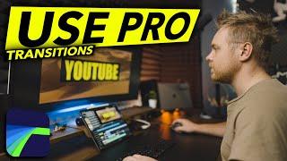 How to use PRO Transitions in LumaFusion tutorial