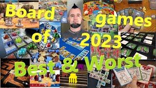 Josh Yaks about the board games of 2023: The best, the worst, and the most exciting experience!