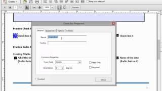 Add a Checkbox Field in Adobe Acrobat Pro