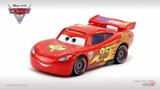 BDD World of Cars - Lightning McQueen with Racing Wheels (rubber tires)