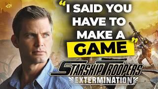 Why Casper Van Dien has been waiting for a Starship Troopers game since the 90's and more...