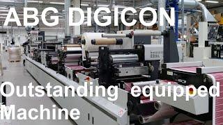 ABG Digicon digital finishing - Slitter rewinder -  hot foil cold foil- flexo-  rotary die cutting