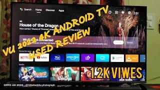 Vu Premium  50 Inch 2022 4K Ultra HD Smart LED Android Television  "USED review