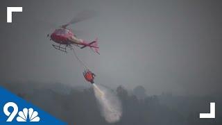 Firefighters Battle Wildfires in Spain