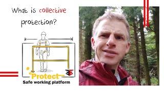 What is collective protection when working at height
