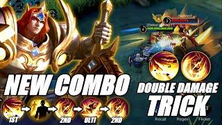 Tigreal New FLICKER Combo 2021| Double Damage Trick | Mobile legends | ZEkilled