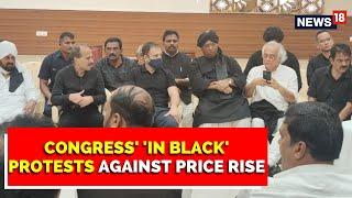 Congress' 'In Black' Protests Against Price Rise, Rahul & Priyanka Gandhi Detained | English News