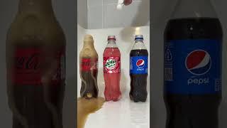 ASMR || Coca-cola, Mirinda, Pepsi vs Mentos (no talking)  #asmr #shorts