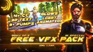 1K SPECIAL VFX PACK️ || FREE VFX PACK || FOR  PUBG LOBBY EDITS || FREE XML LINK ️|| AFTER MOTION