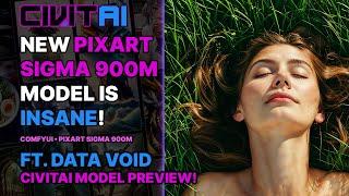 NEW PIXART SIGMA 900M AI MODEL IS INSANE! // Civitai Model Preview ft. DataVoid