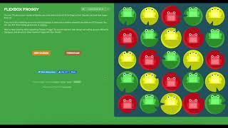 Simply Learn Flex box with Frog game