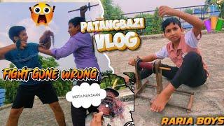 KITE FIGHTING VLOG 2024 || PURA MANZHA DESTROY  || RARIA BOYS || #patangbaaz #fighting