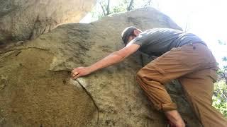 Bouldering at the Hideout in Ojai,CA