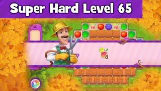 Gardenscapes Super Hard Level 65 | No Boosters | Playrix