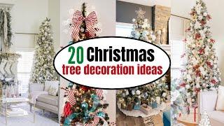 20+ Christmas Tree Decoration Ideas | Christmas Tree Themes | Decorating