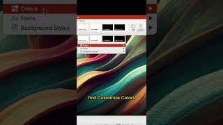 How to add colors to PowerPoint