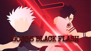 Gojo’s Black Flash [StickNodes Fan Animation]