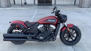 2021 Indian Scout Bobber Icon Burnt Orange Metallic at Indian Motorcycles in Wichita, Kansas