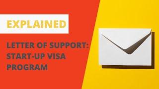 Getting a Letter of Support | Canada's Start-up Visa Program