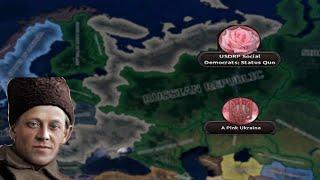 Hearts Of Iron 4: Red Flood Mod - Ukrainian National Republic - A Big Pink Ukraine In Europe