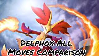 Delphox All Moves Comparison With Other Pokemon