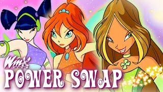Winx Club POWER SWAP! What if they use each other's powers? (+ SONG REMIX)