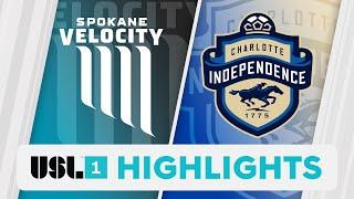 7.27.2024 | Spokane Velocity FC vs. Charlotte Independence - Game Highlights