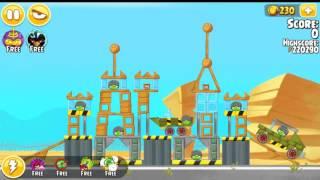 Angry Birds Seasons Power-up test site and Trick or Treat All levels