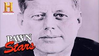 Pawn Stars: Amazingly Rare JFK Tape *with a MASSIVE Price Tag* (Season 8) | History