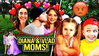 GOING ON A DATE DIANA & VLAD’S MOMS AT THE SAME TIME!! (WE KISSED)