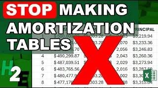 Make an Amortization Calculator in Excel Instead of an Entire Schedule