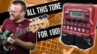 The Ultimate Bass Multi-Effect Pedal For Under $100?! - Zoom B1 Four [Demo]