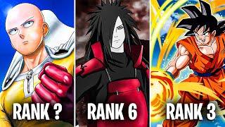 the 10 STRONGEST anime CHARACTERS... (OVER 9000)