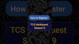 How to register TCS Hackquest Season 9 #hackquest #tcshiring #tcs #hiring #jobhiringnow