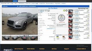 Copart Auto Auction Live Bidding  and Prices