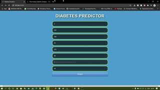 Diabetes Prediction using Machine Learning Project Code, Web App, Flask, Python