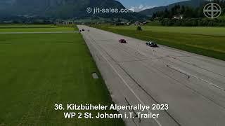 36. Kitzbüheler Alpenrallye 2023 Trailer Flugvideo WP2 am Flugplatz St. Johann