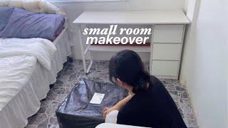 cozy small room makeover ️ *pinterest inspired* (aesthetic white theme + shopee finds)