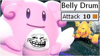 ~EPIC BLISSEY SWEEP~ Belly Drum Blissey Trolls HACKER !