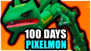 I Spent 100 Days in Minecraft Pixelmon, Here's What Happened...