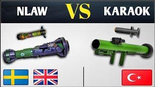 Turkish KARAOK VS British-Swedish  NLAW Anti Tank Missile