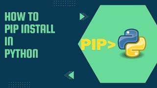 HOW TO (PIP- INSTALL) MODULES IN PYTHON | PYTHON NEW MODULE INSTALLATION