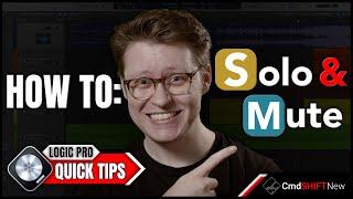 Quick and Handy Ways to Solo and Mute in Logic Pro... From Regions to Groups of Tracks!