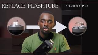 Replace XPRO 300 FLASHTUBE - How to Replace Xpro 300 PRO - Flashtube | OffCamera Flash Tutorial