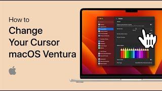 How To Change Your Cursor on Mac OS Ventura